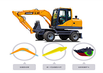 BD80W輪式挖掘機(jī)圖片A BD80W輪式挖掘機(jī)圖片A