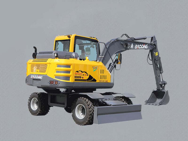輪式80挖掘機(jī)，更環(huán)保，更高效，更穩(wěn)定！